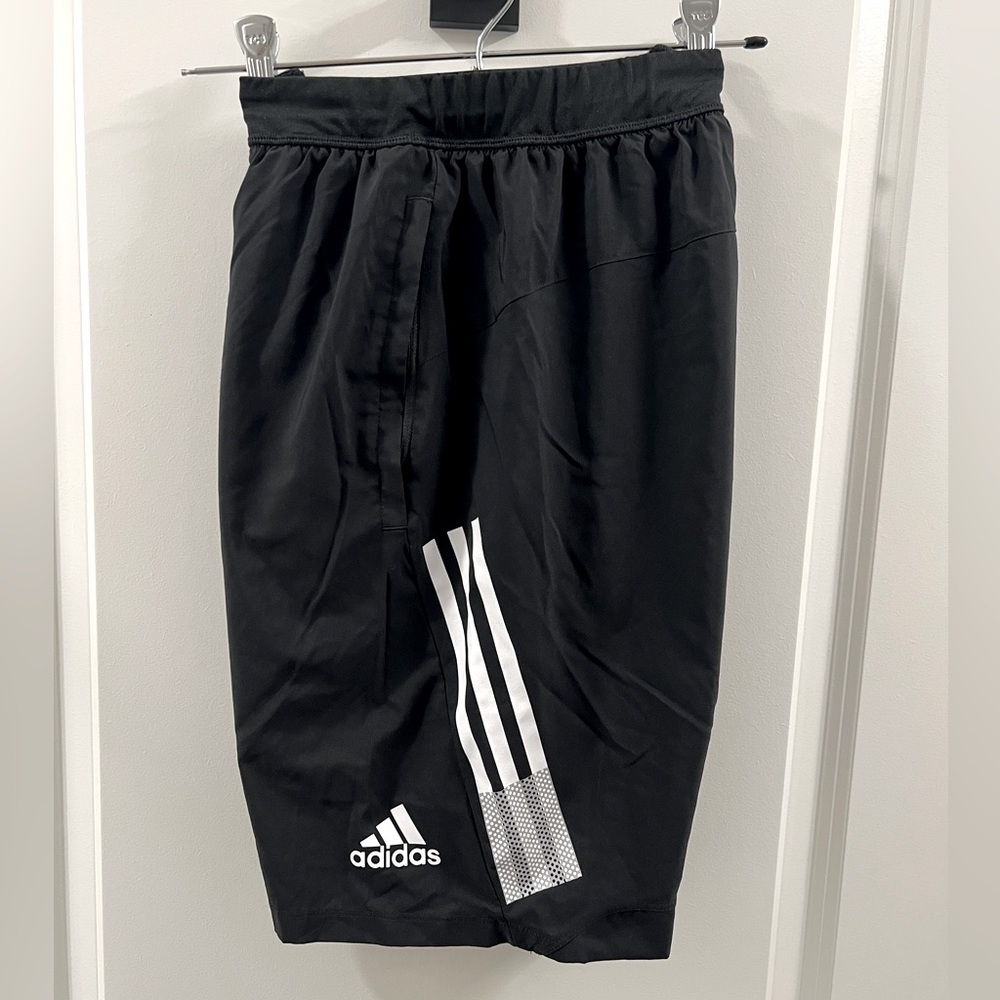 Adidas Athletic Shorts / Black / M